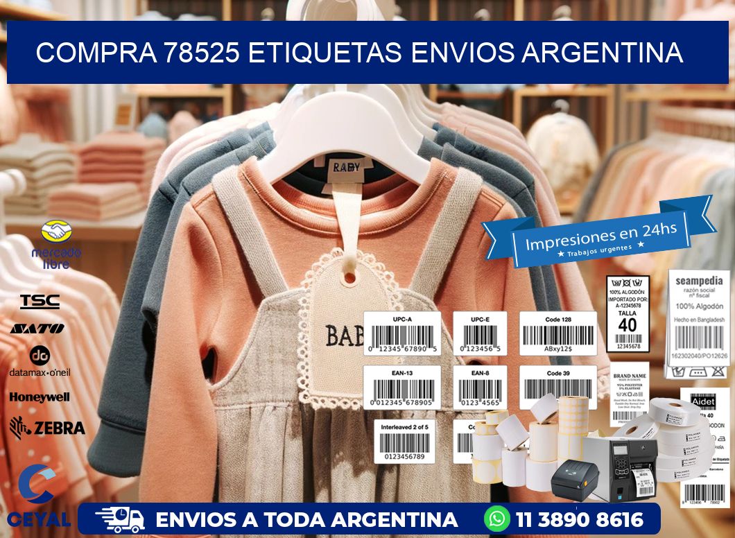 COMPRA 78525 ETIQUETAS ENVIOS ARGENTINA