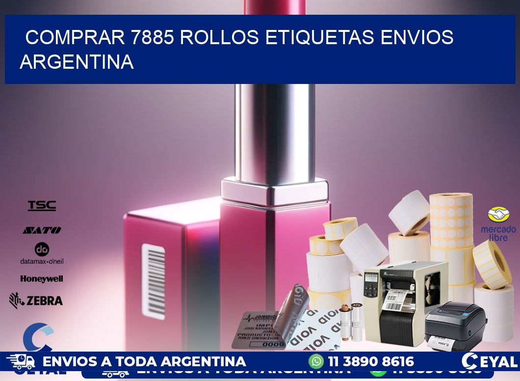 COMPRAR 7885 ROLLOS ETIQUETAS ENVIOS ARGENTINA