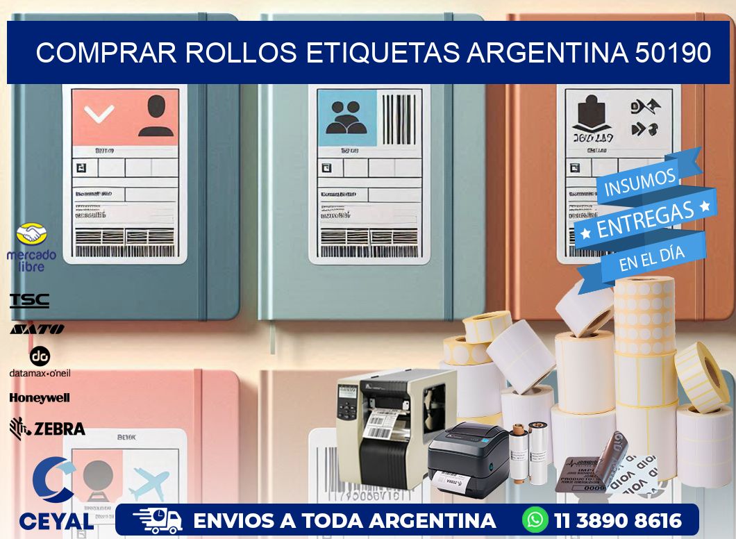 COMPRAR ROLLOS ETIQUETAS ARGENTINA 50190