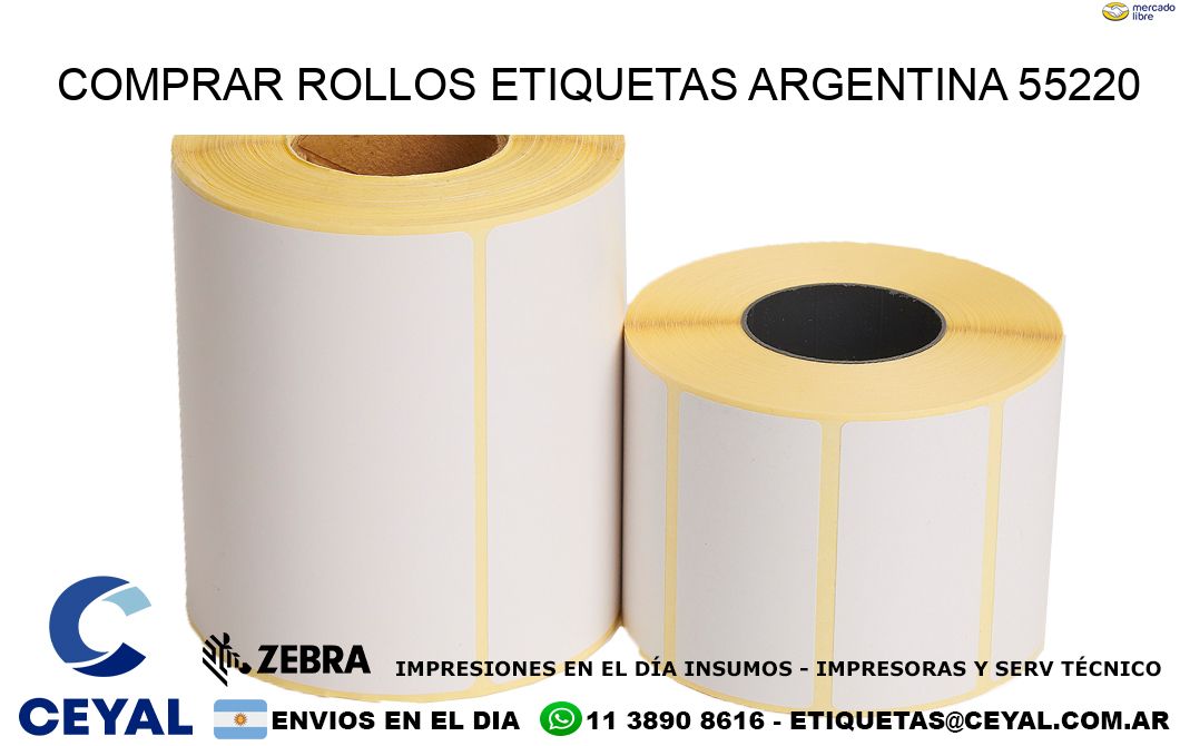 COMPRAR ROLLOS ETIQUETAS ARGENTINA 55220