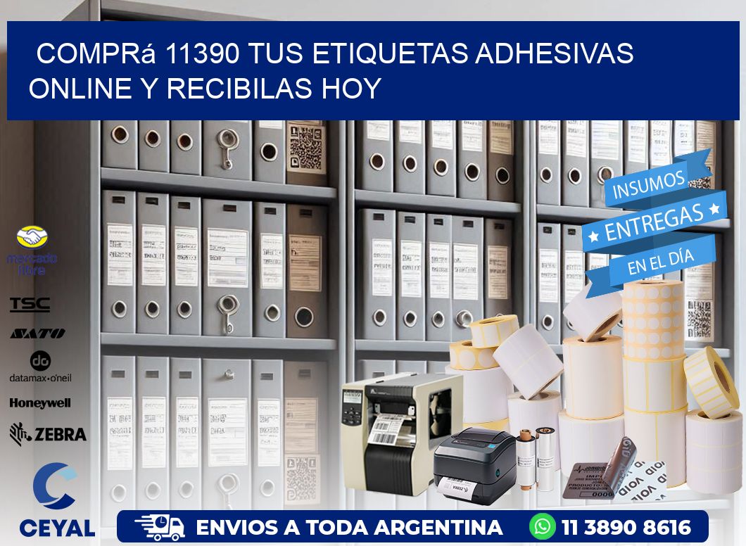 Comprá 11390 tus Etiquetas Adhesivas Online y Recibilas Hoy