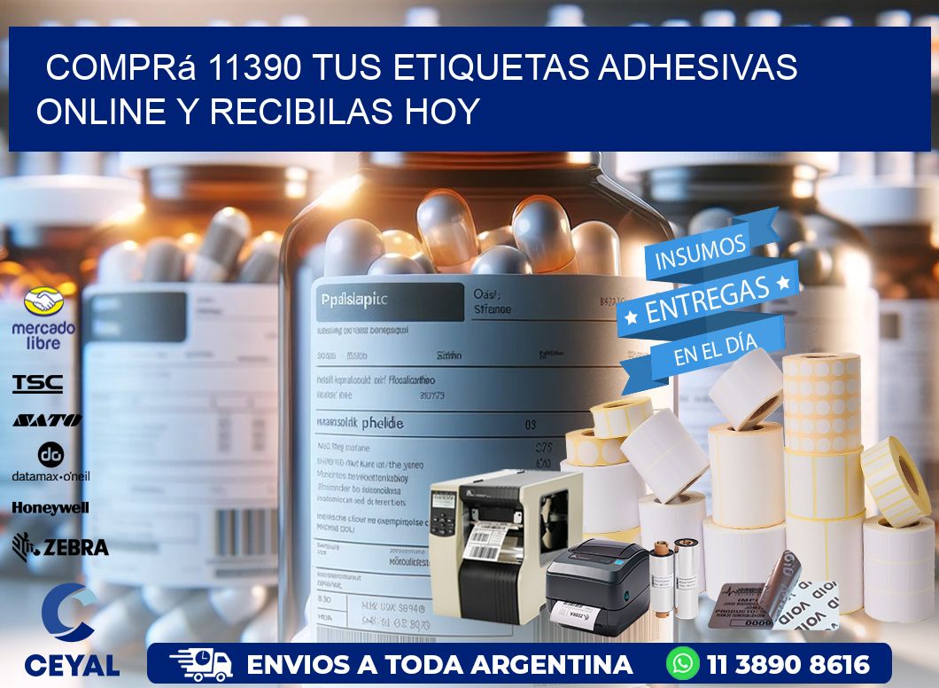 Comprá 11390 tus Etiquetas Adhesivas Online y Recibilas Hoy