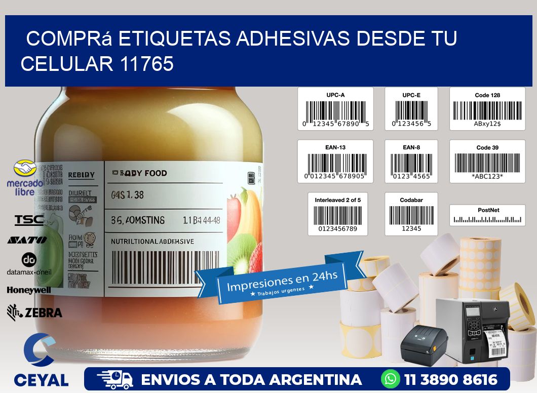 Comprá Etiquetas Adhesivas Desde tu Celular 11765