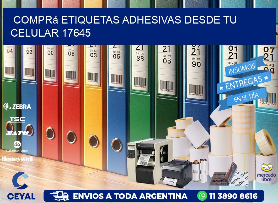 Comprá Etiquetas Adhesivas Desde tu Celular 17645