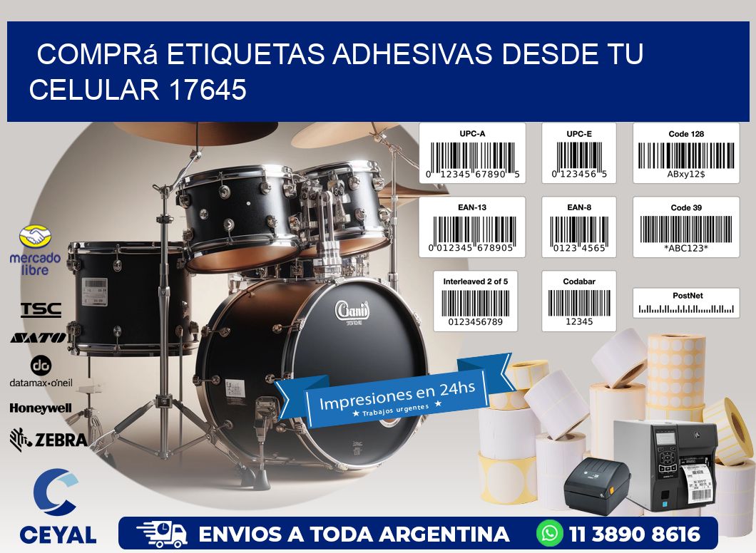 Comprá Etiquetas Adhesivas Desde tu Celular 17645