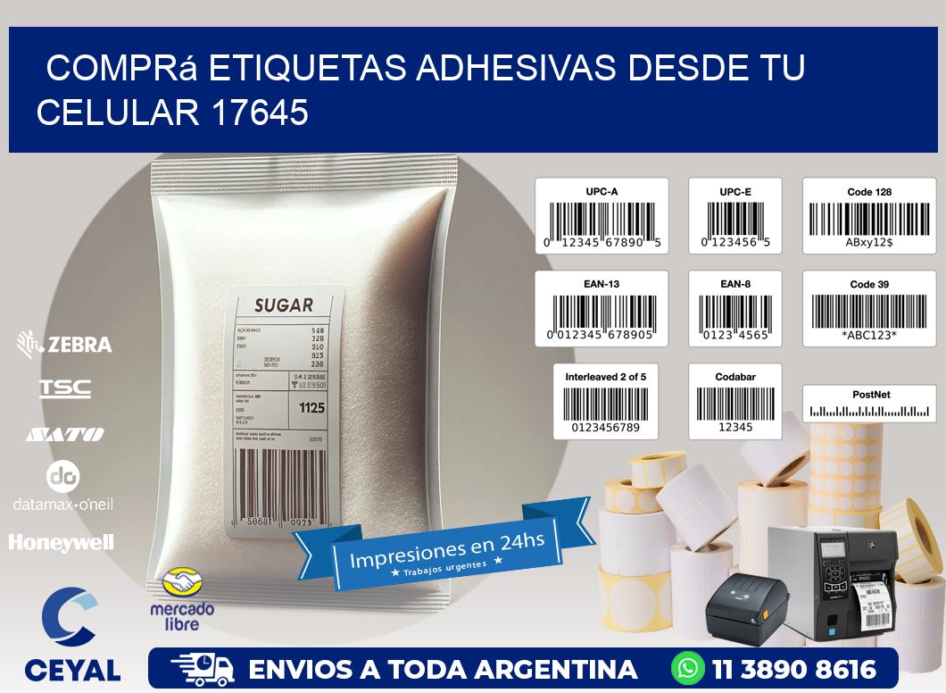 Comprá Etiquetas Adhesivas Desde tu Celular 17645