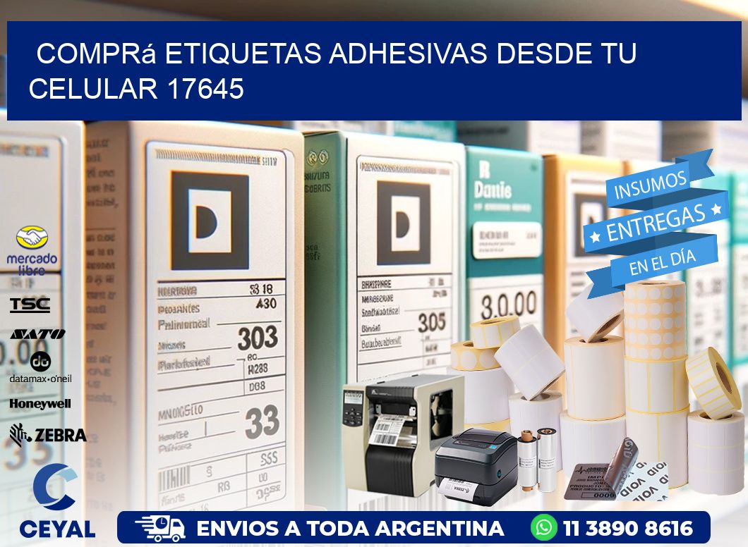 Comprá Etiquetas Adhesivas Desde tu Celular 17645