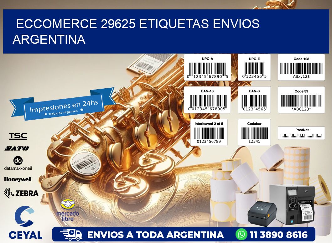 ECCOMERCE 29625 ETIQUETAS ENVIOS ARGENTINA