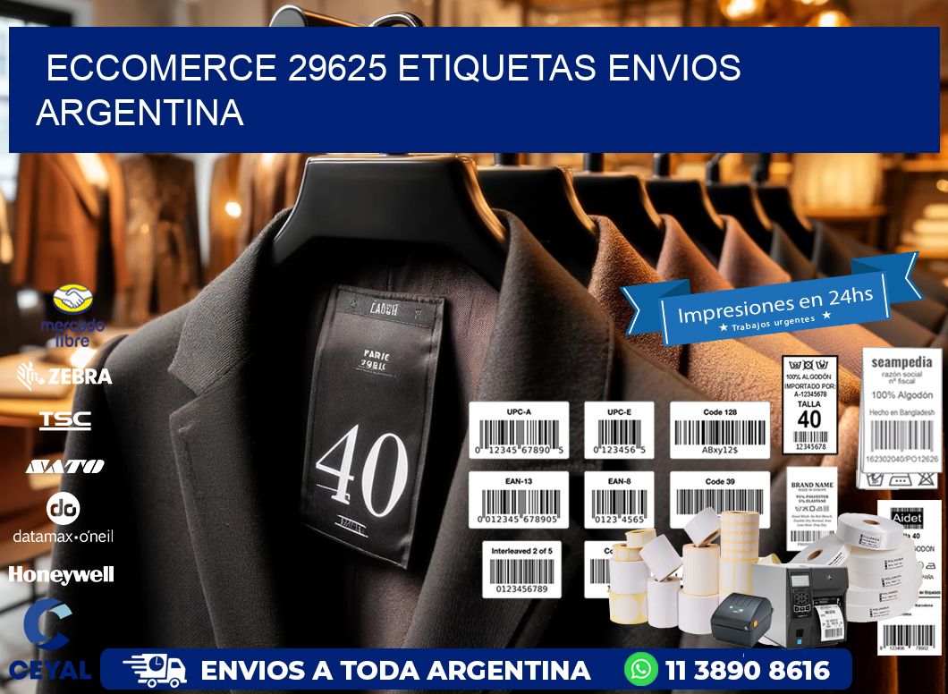 ECCOMERCE 29625 ETIQUETAS ENVIOS ARGENTINA