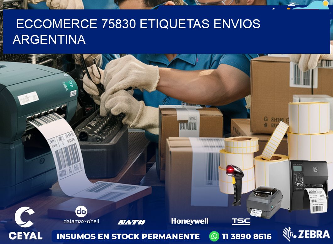 ECCOMERCE 75830 ETIQUETAS ENVIOS ARGENTINA