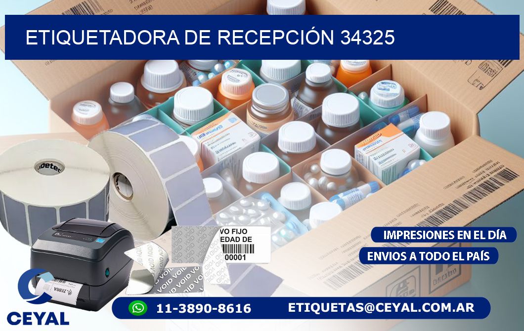 ETIQUETADORA DE RECEPCIÓN 34325