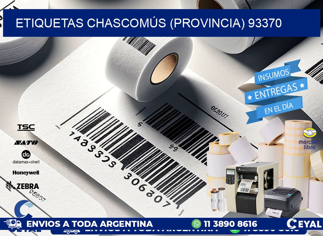 ETIQUETAS CHASCOMÚS (PROVINCIA) 93370