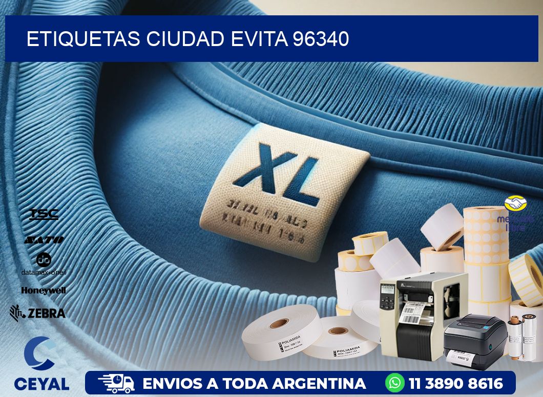 ETIQUETAS CIUDAD EVITA 96340