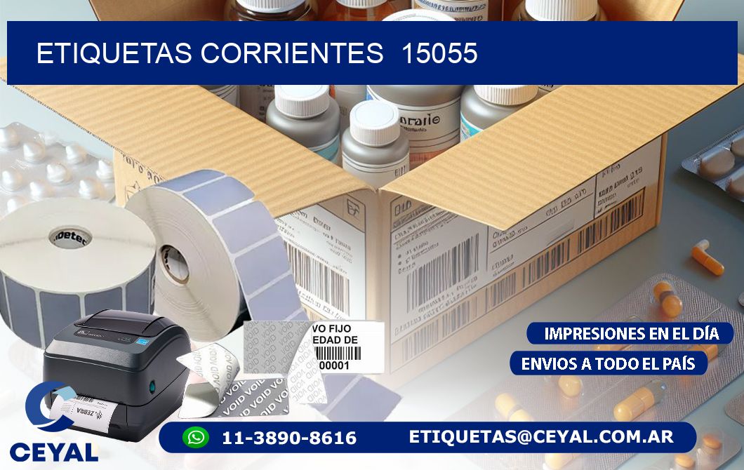ETIQUETAS CORRIENTES  15055