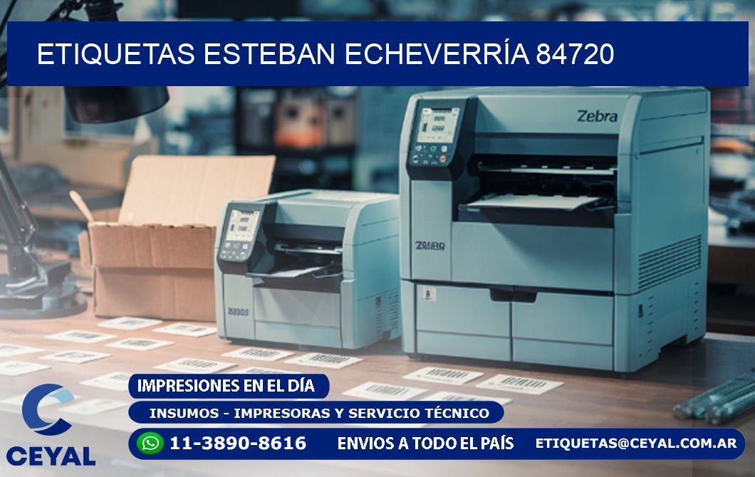 ETIQUETAS ESTEBAN ECHEVERRÍA 84720