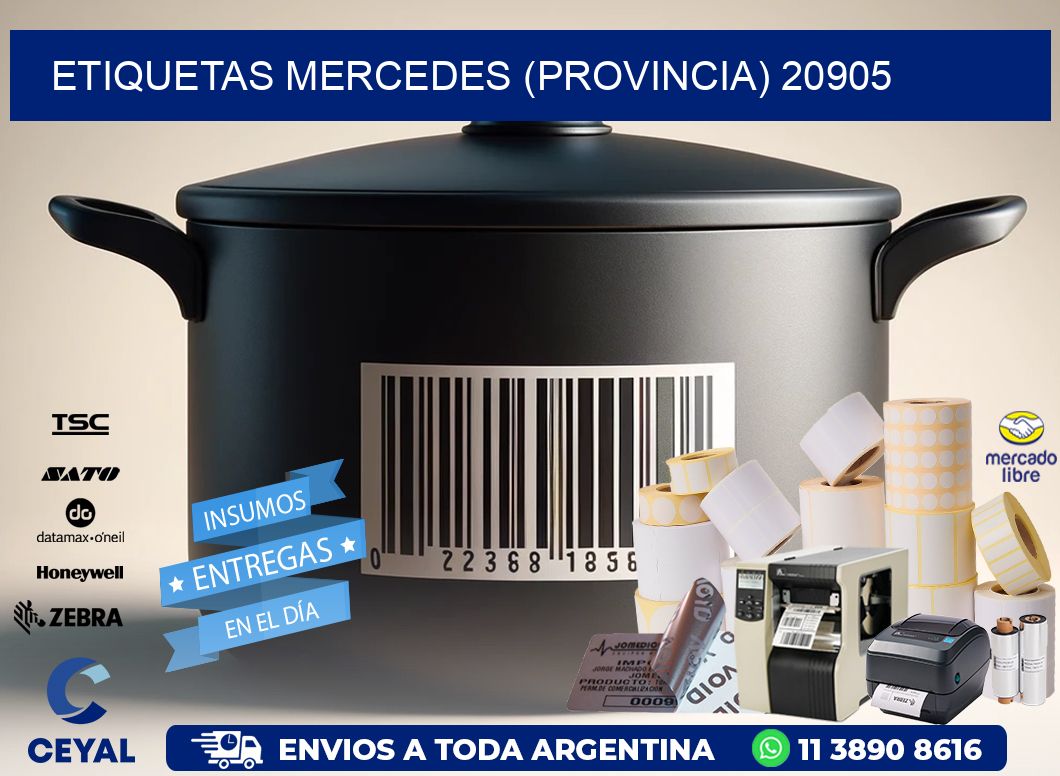 ETIQUETAS MERCEDES (PROVINCIA) 20905
