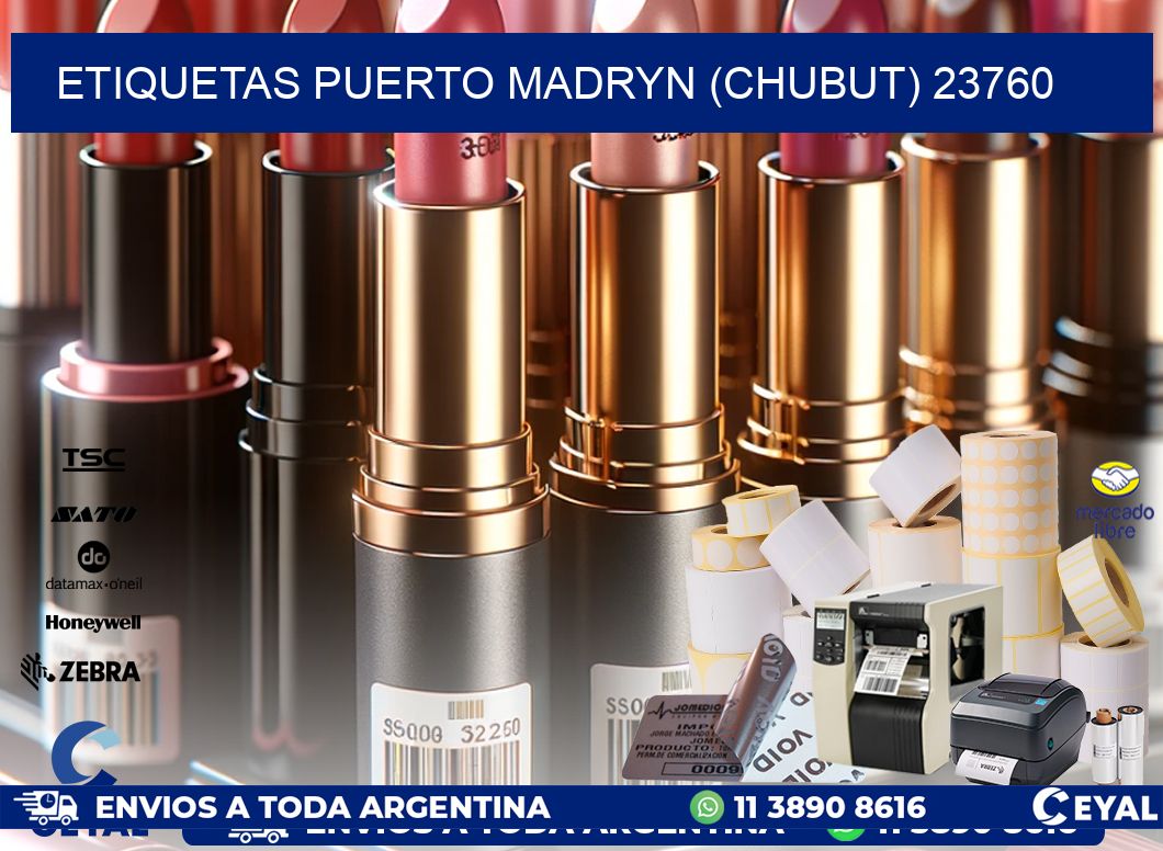 ETIQUETAS PUERTO MADRYN (CHUBUT) 23760