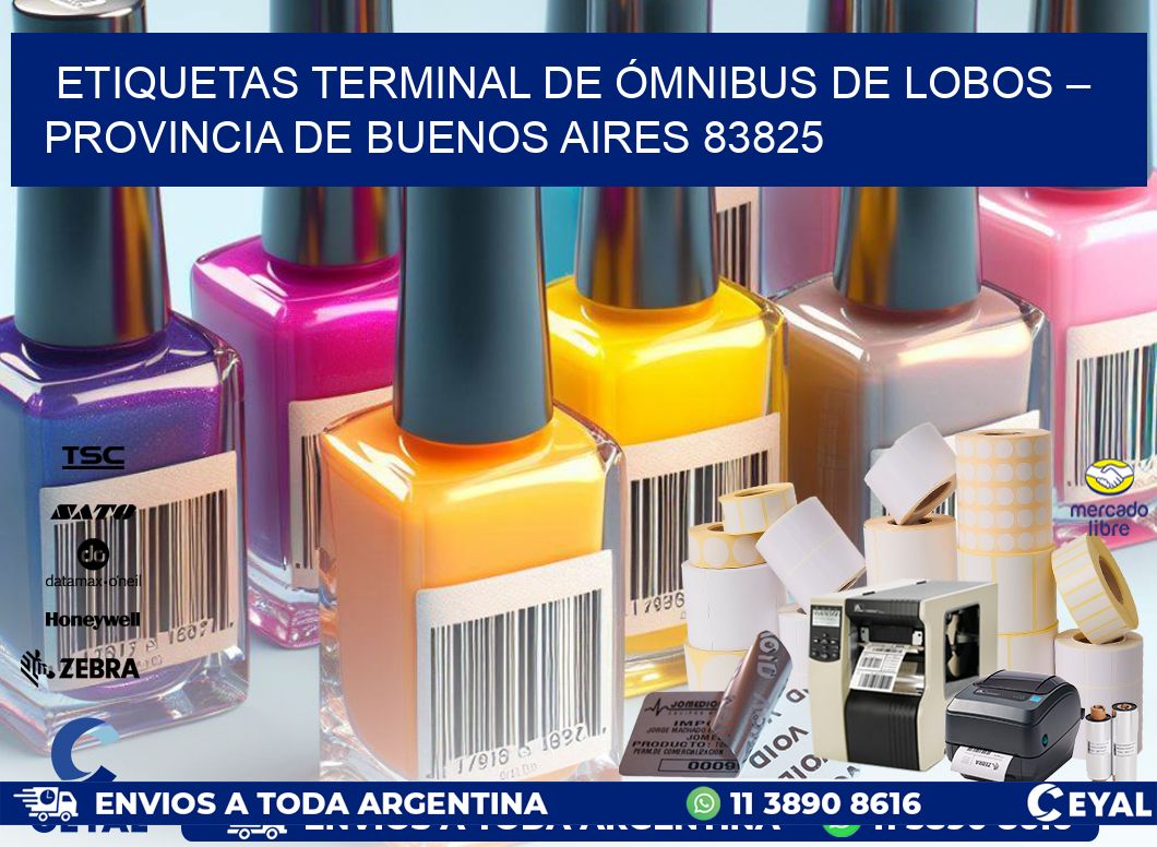 ETIQUETAS TERMINAL DE ÓMNIBUS DE LOBOS – PROVINCIA DE BUENOS AIRES 83825