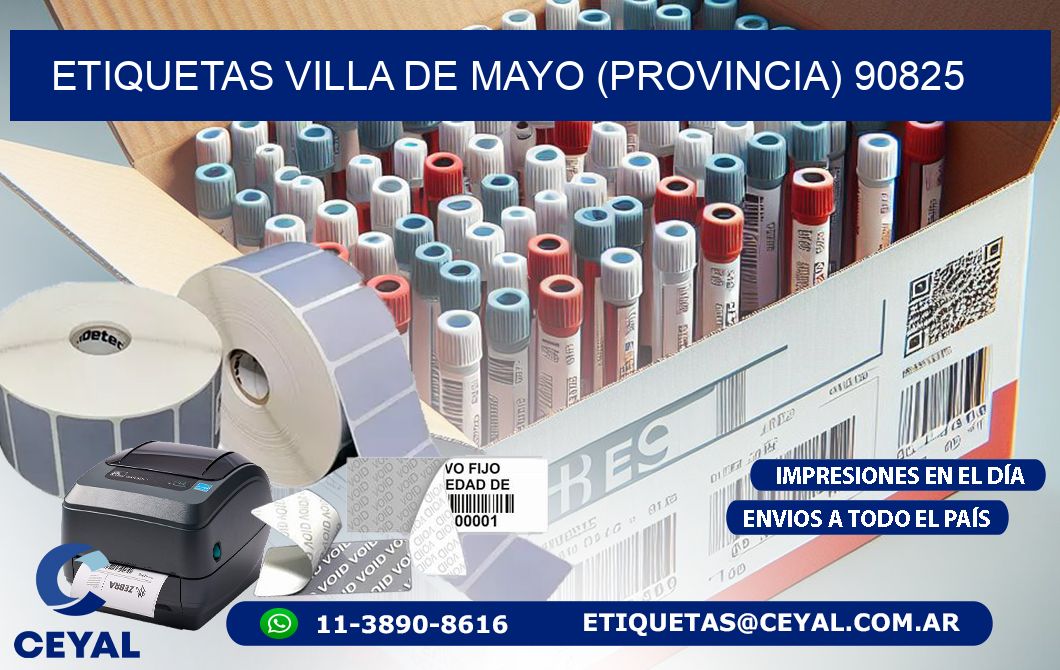 ETIQUETAS VILLA DE MAYO (PROVINCIA) 90825