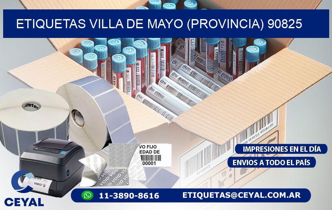 ETIQUETAS VILLA DE MAYO (PROVINCIA) 90825