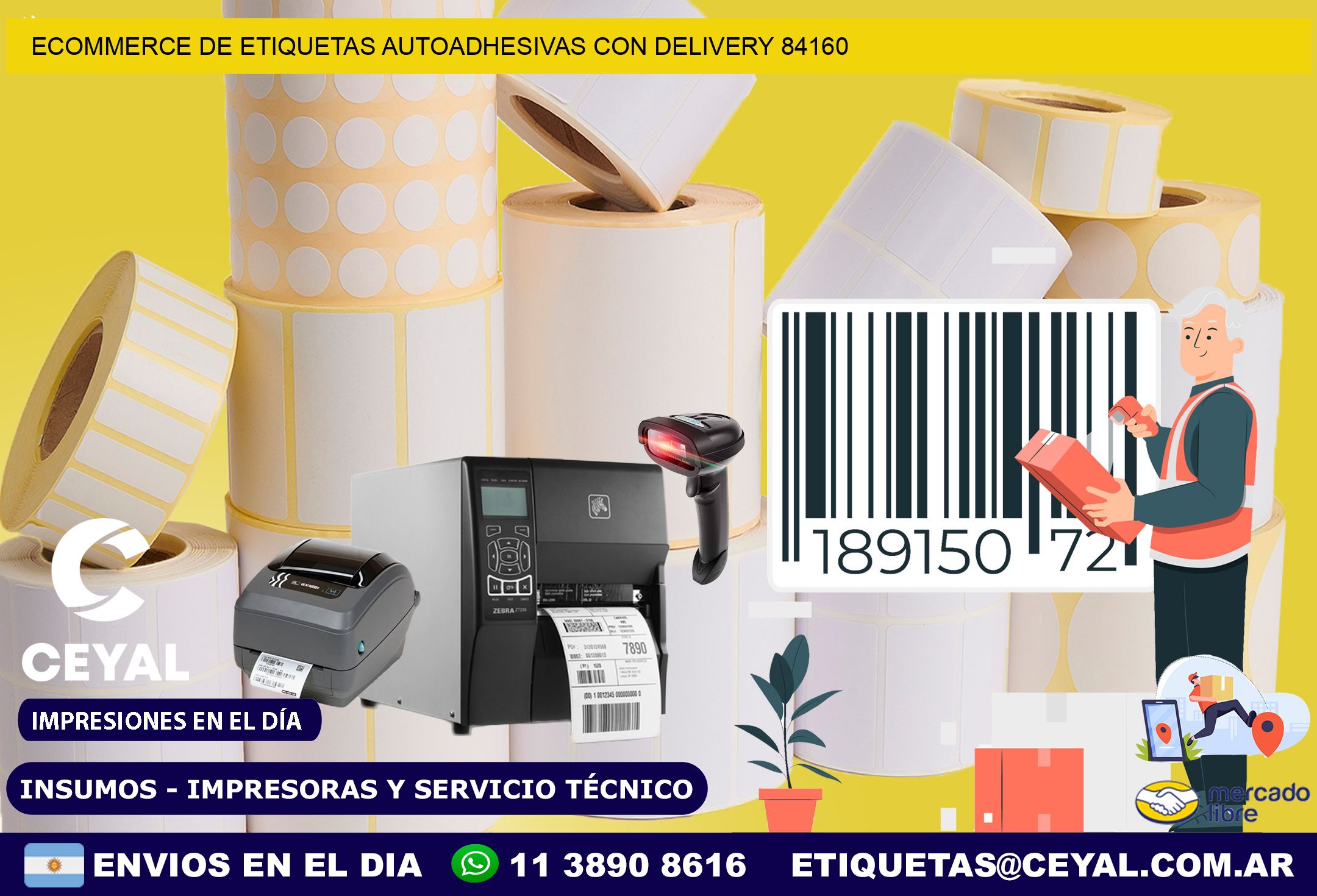 Ecommerce de Etiquetas Autoadhesivas con Delivery 84160