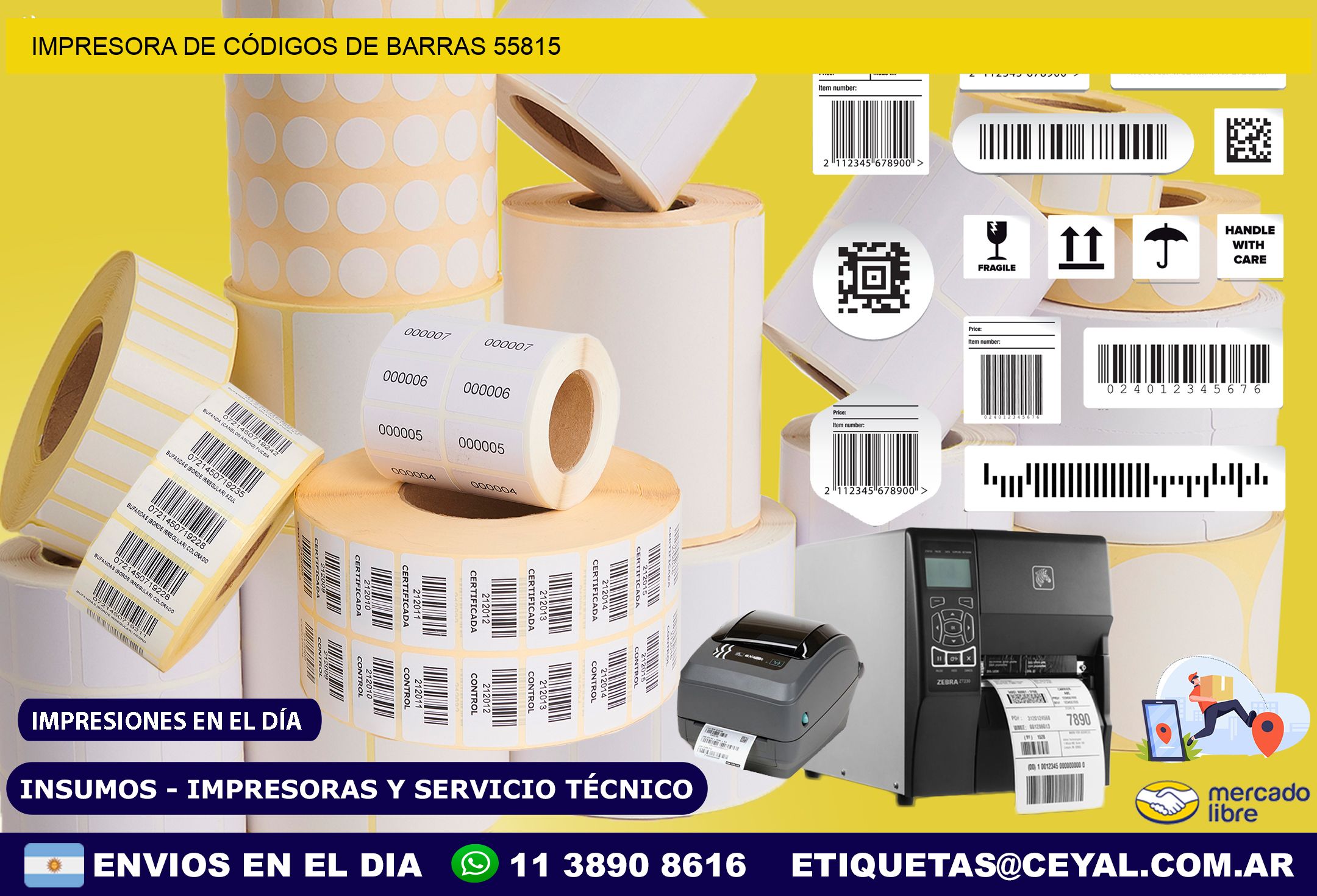 IMPRESORA DE CÓDIGOS DE BARRAS 55815