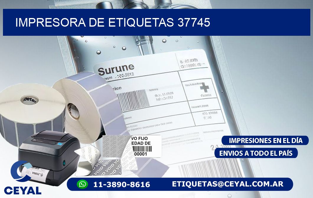 IMPRESORA DE ETIQUETAS 37745