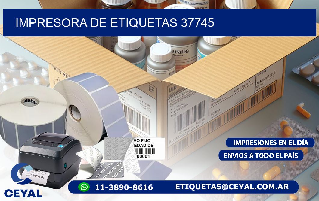 IMPRESORA DE ETIQUETAS 37745