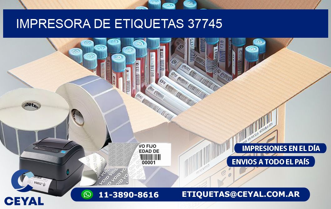 IMPRESORA DE ETIQUETAS 37745