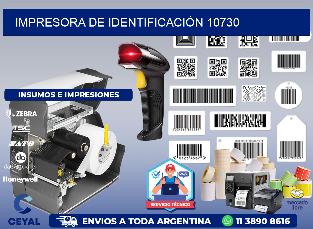 IMPRESORA DE IDENTIFICACIÓN 10730