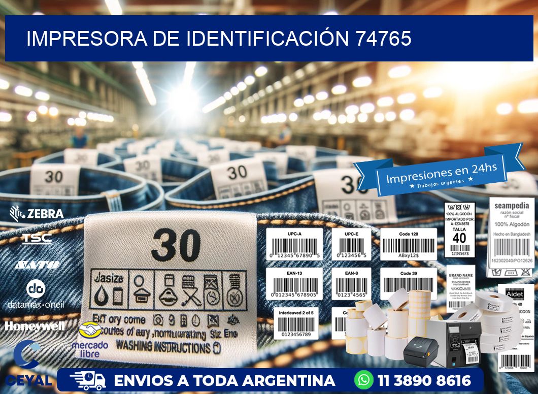 IMPRESORA DE IDENTIFICACIÓN 74765