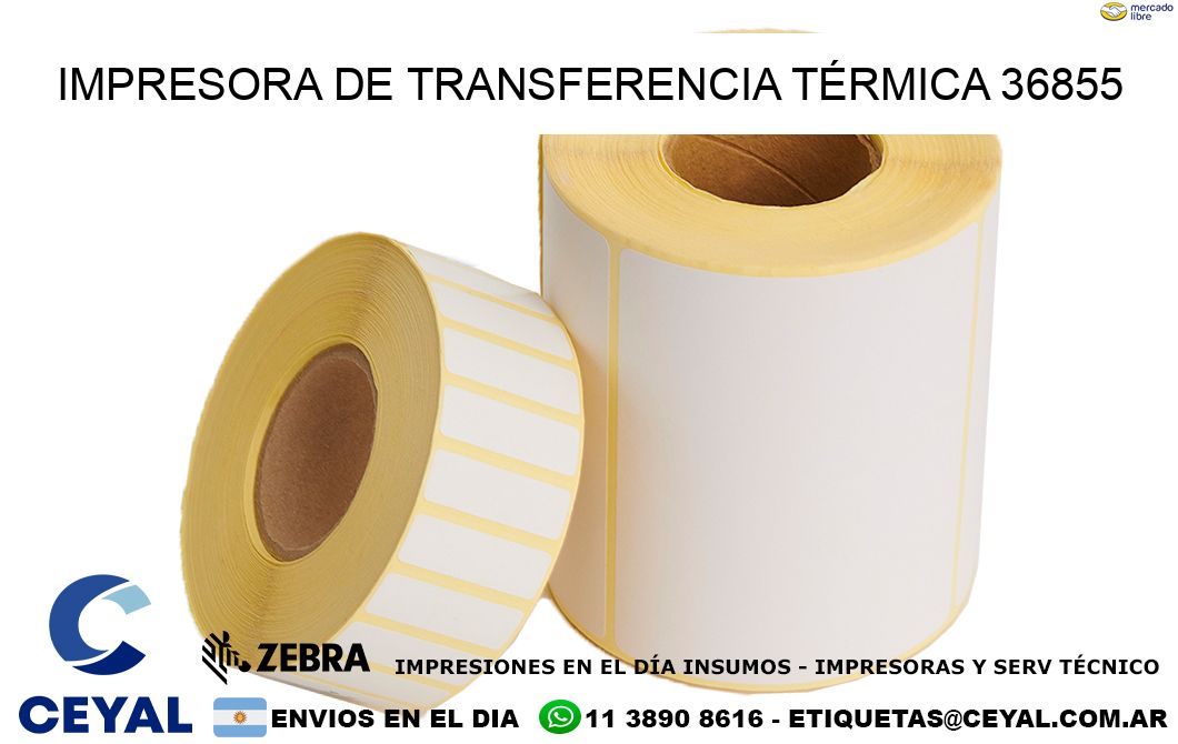 IMPRESORA DE TRANSFERENCIA TÉRMICA 36855