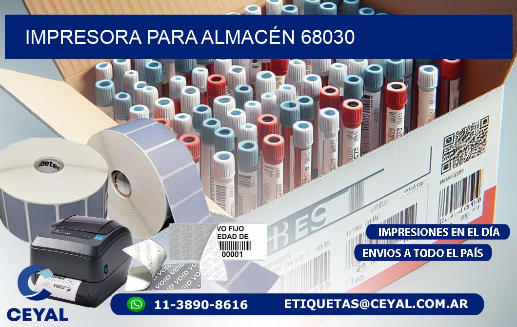 IMPRESORA PARA ALMACÉN 68030