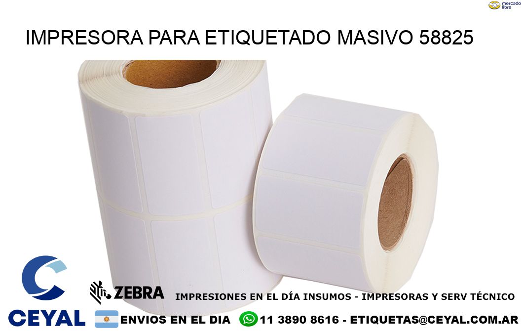 IMPRESORA PARA ETIQUETADO MASIVO 58825