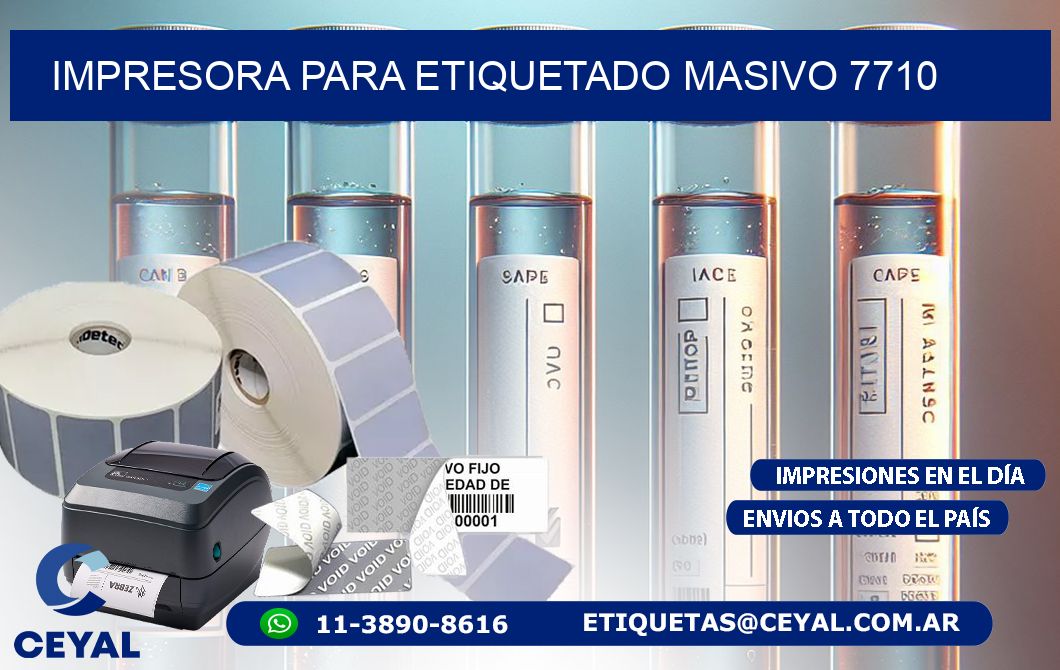 IMPRESORA PARA ETIQUETADO MASIVO 7710