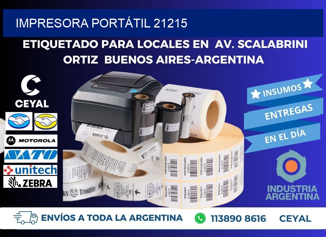 IMPRESORA PORTÁTIL 21215