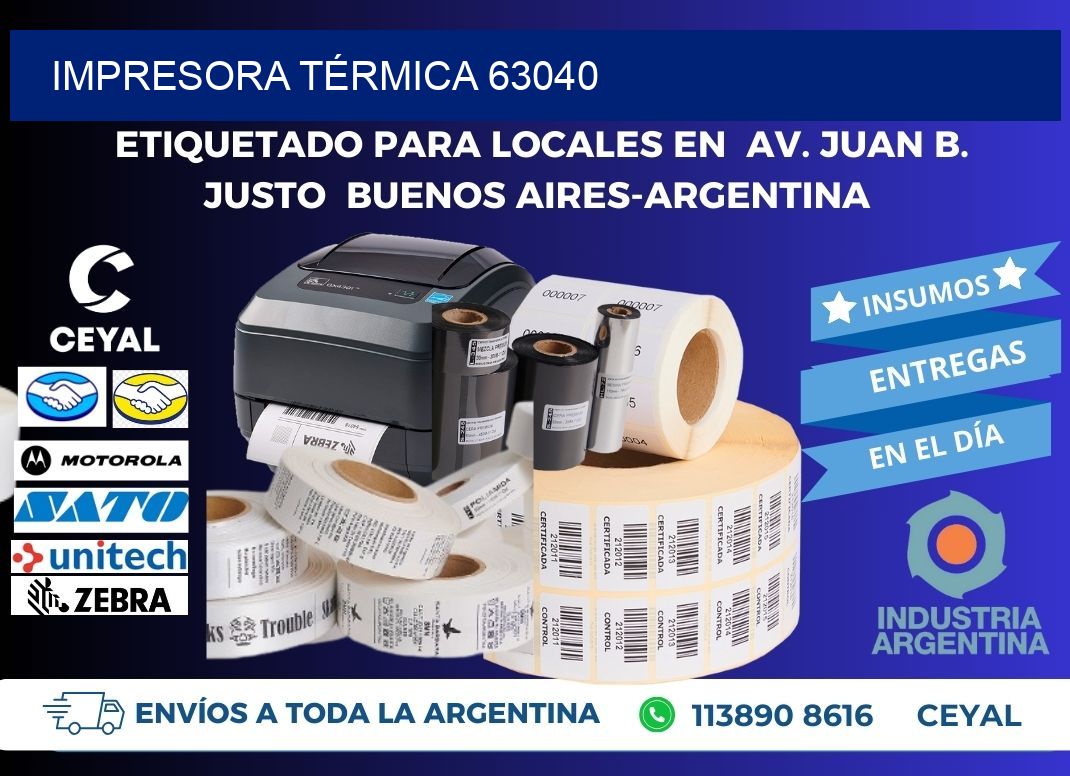 IMPRESORA TÉRMICA 63040