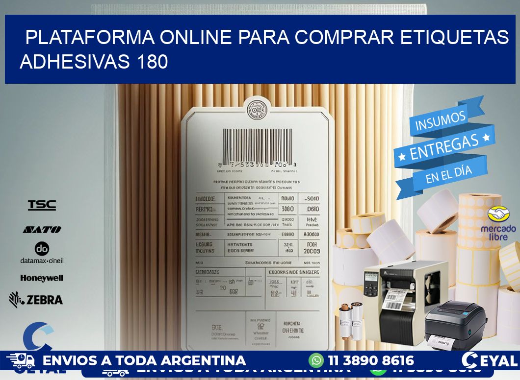 Plataforma Online para Comprar Etiquetas Adhesivas 180