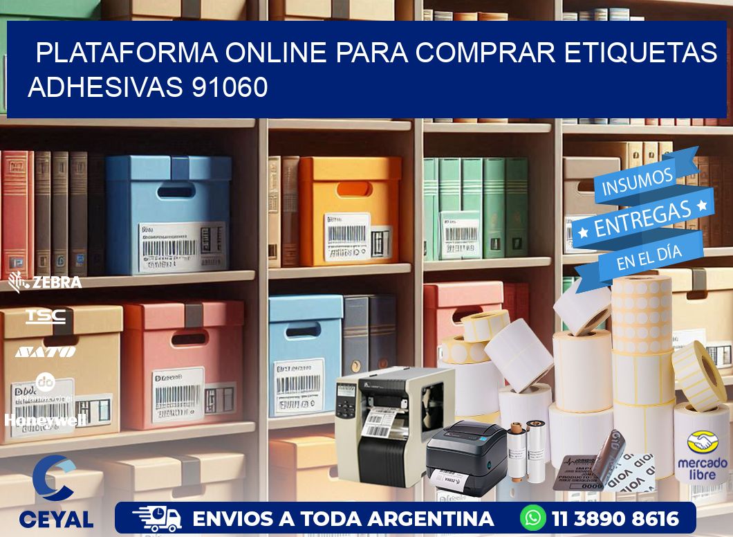 Plataforma Online para Comprar Etiquetas Adhesivas 91060