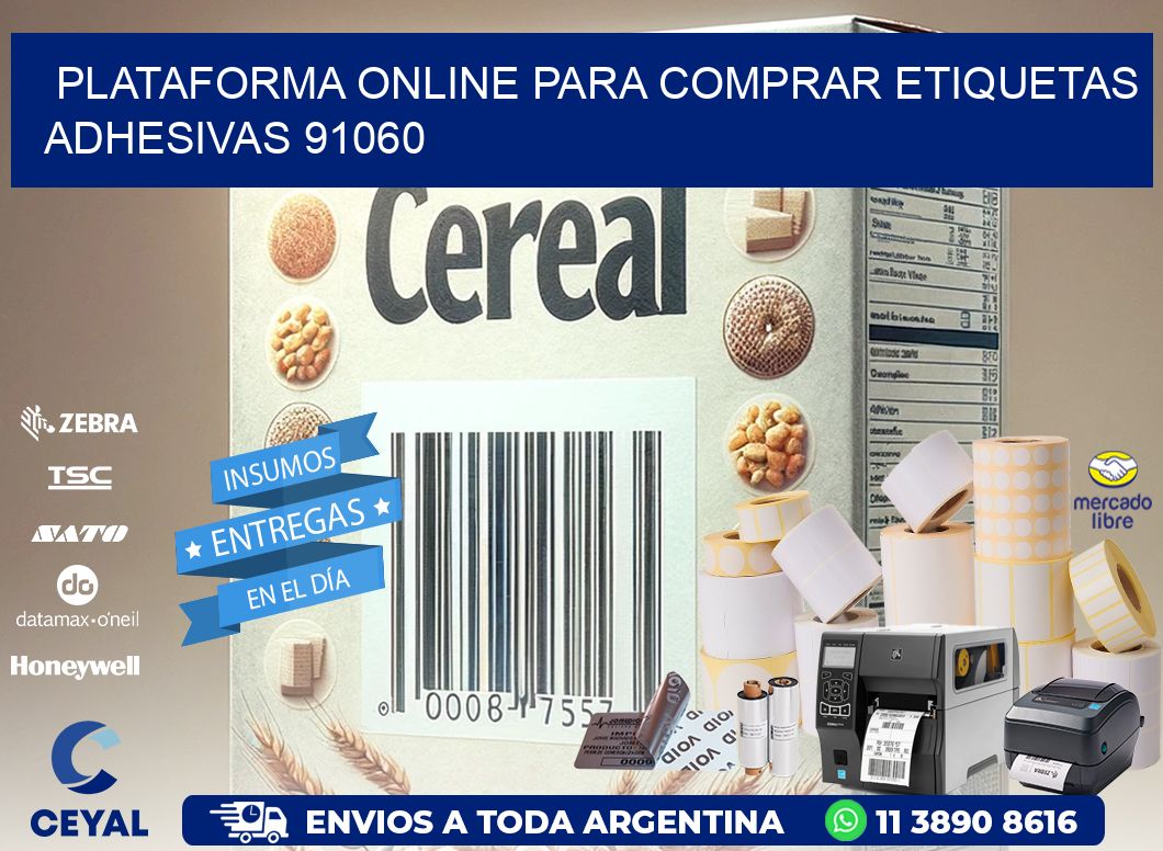 Plataforma Online para Comprar Etiquetas Adhesivas 91060