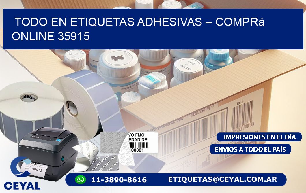 Todo en Etiquetas Adhesivas – Comprá Online 35915
