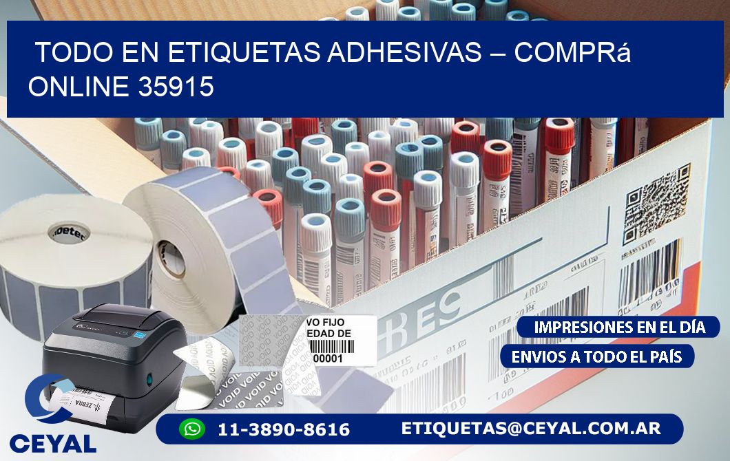 Todo en Etiquetas Adhesivas – Comprá Online 35915