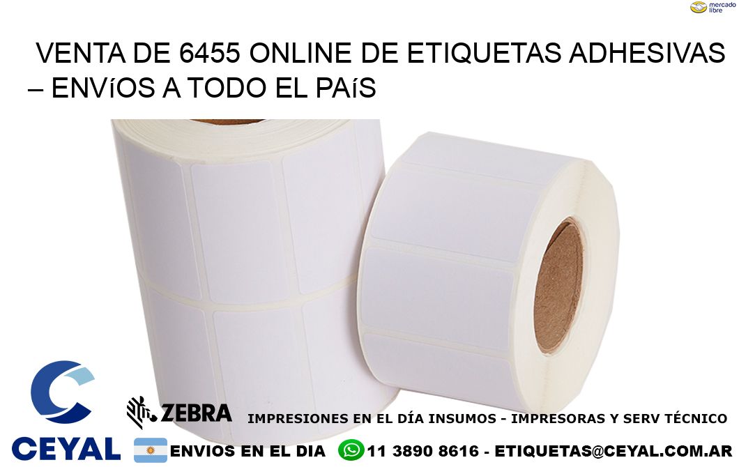 Venta de 6455 Online de Etiquetas Adhesivas – Envíos a Todo el País