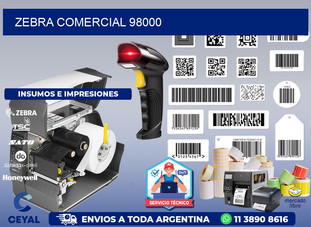 ZEBRA COMERCIAL 98000