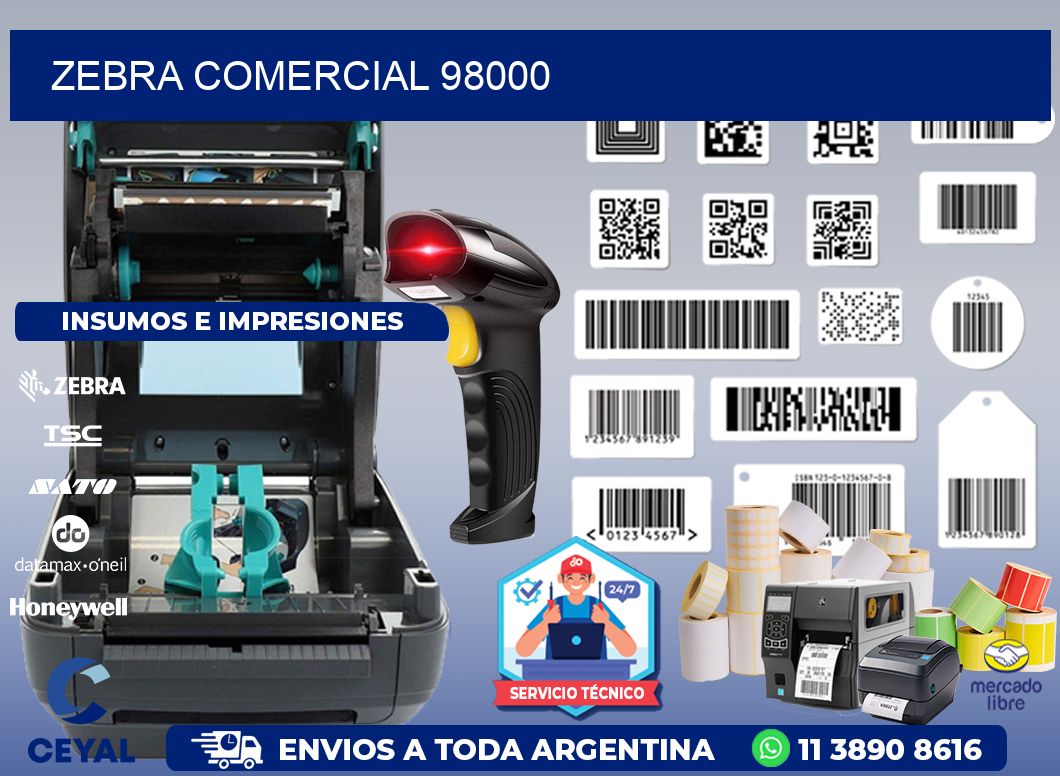 ZEBRA COMERCIAL 98000