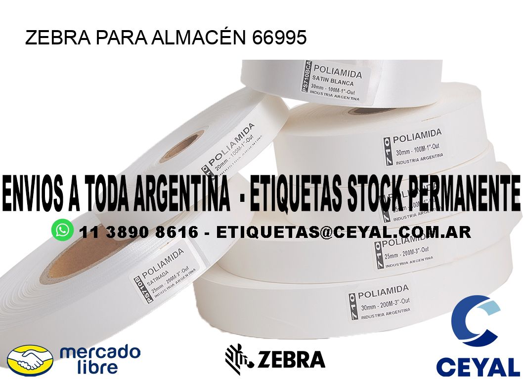 ZEBRA PARA ALMACÉN 66995