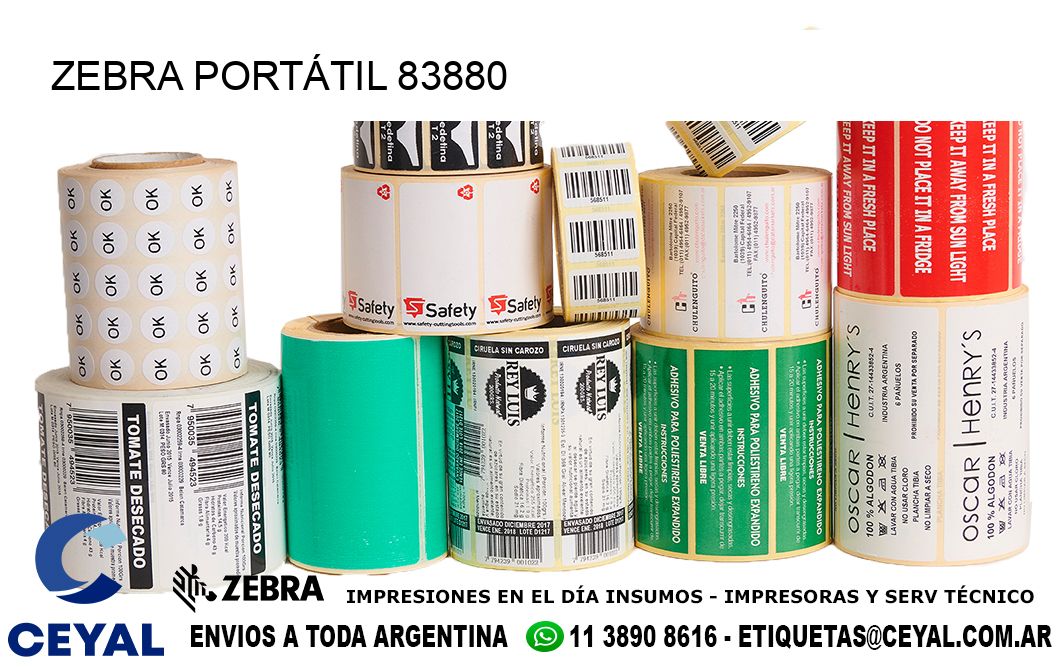 ZEBRA PORTÁTIL 83880