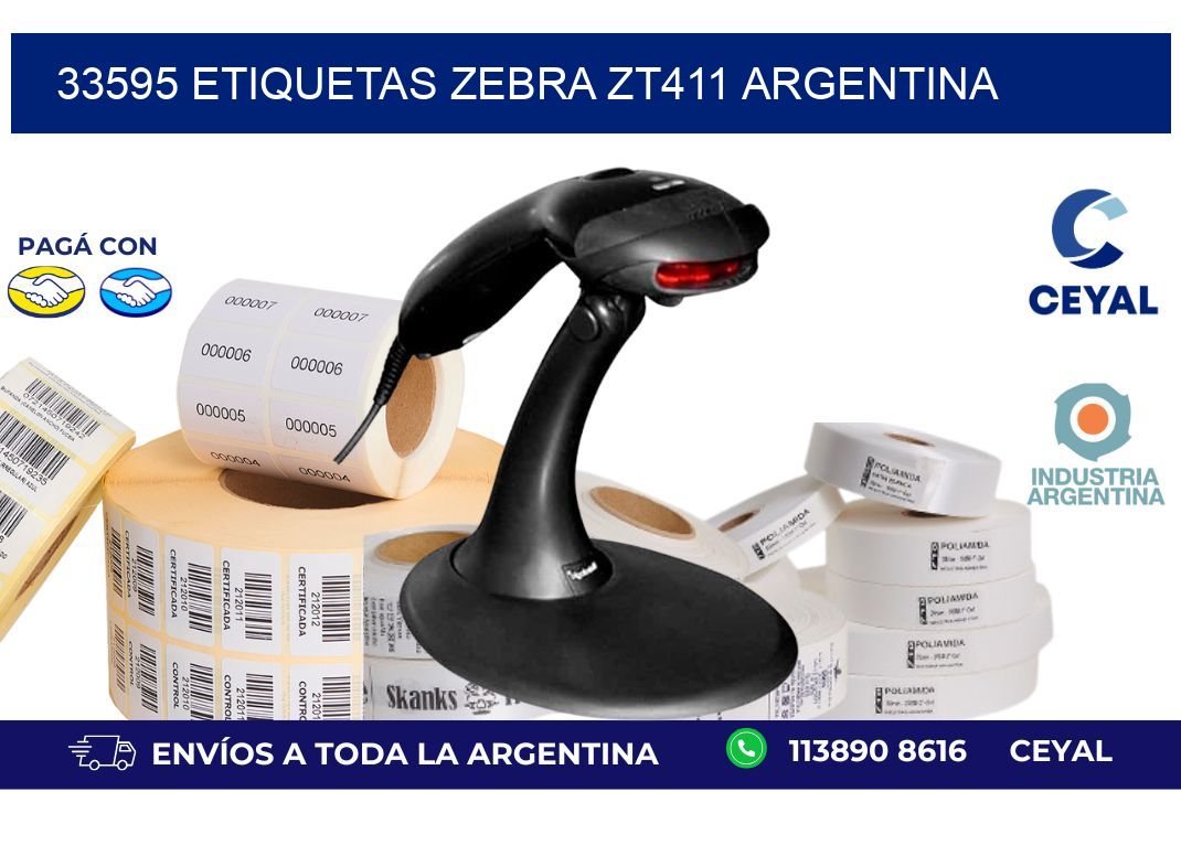 33595 etiquetas zebra zt411 argentina
