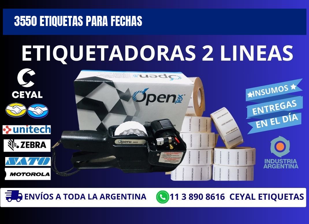 3550 ETIQUETAS PARA FECHAS