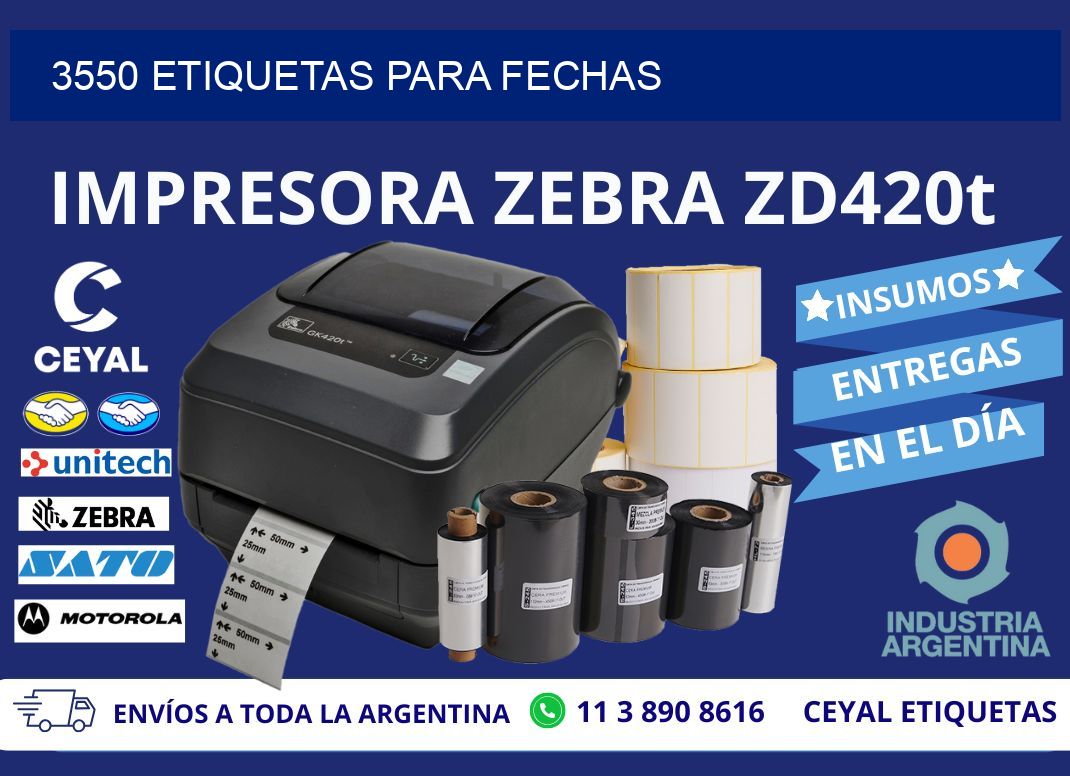 3550 ETIQUETAS PARA FECHAS